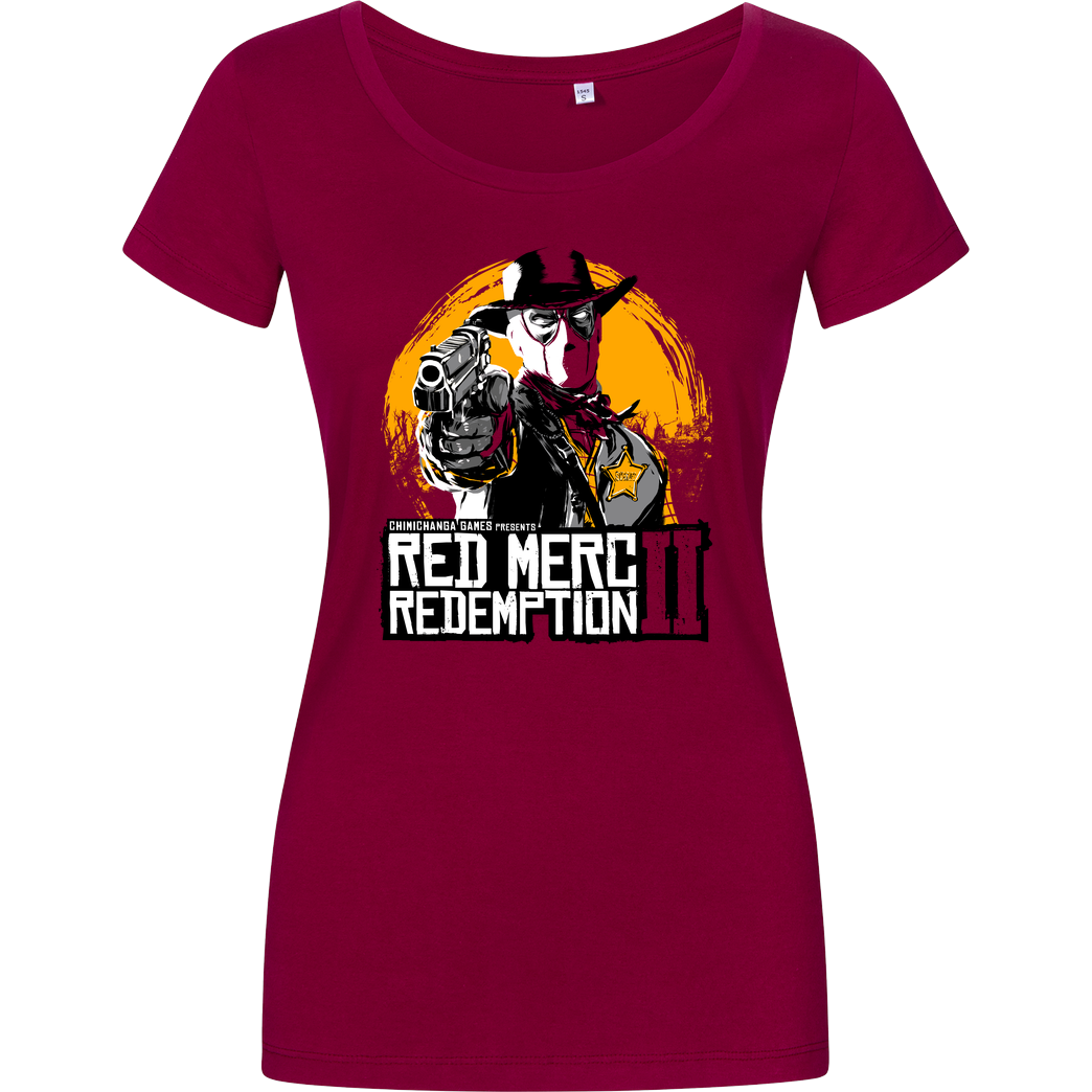 Rustenico Red Merc Redemption T-Shirt Girlshirt berry