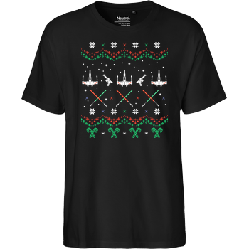 Rogue Christmas Fairtrade T-Shirt - black