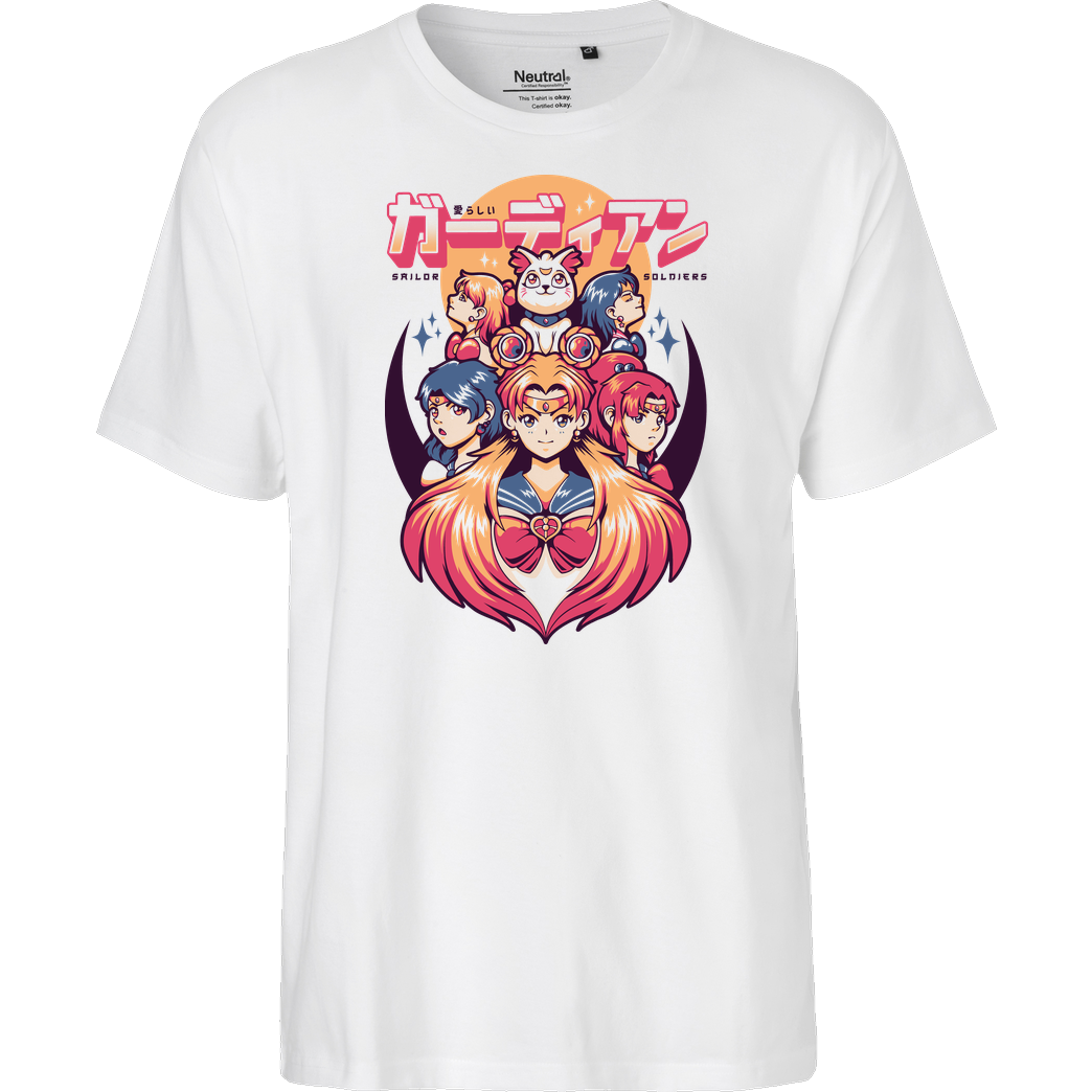 EduEly Sailor Soldiers T-Shirt Fairtrade T-Shirt - white