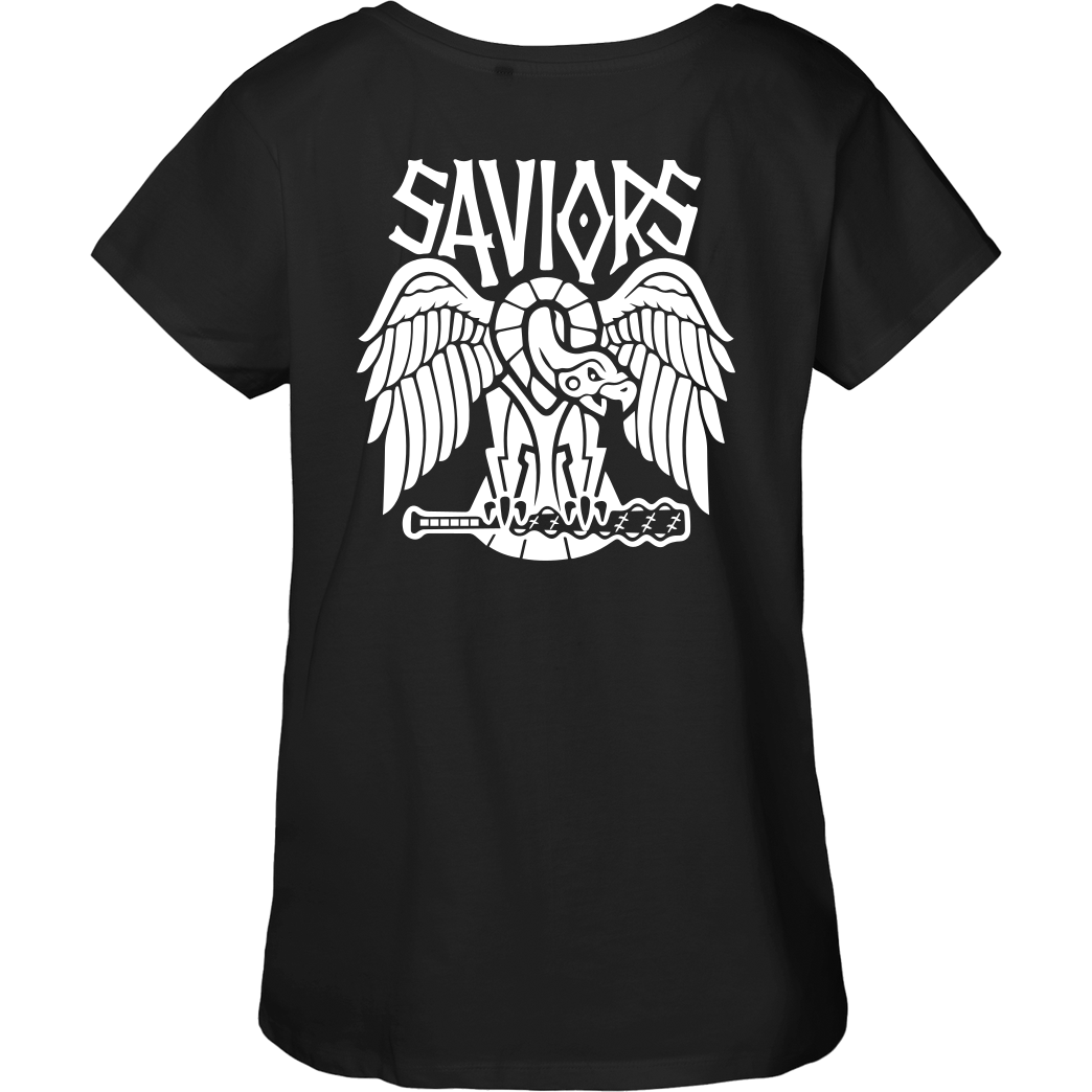 Geek Revolution Saviors T-Shirt Fairtrade Loose Fit Girlie - black