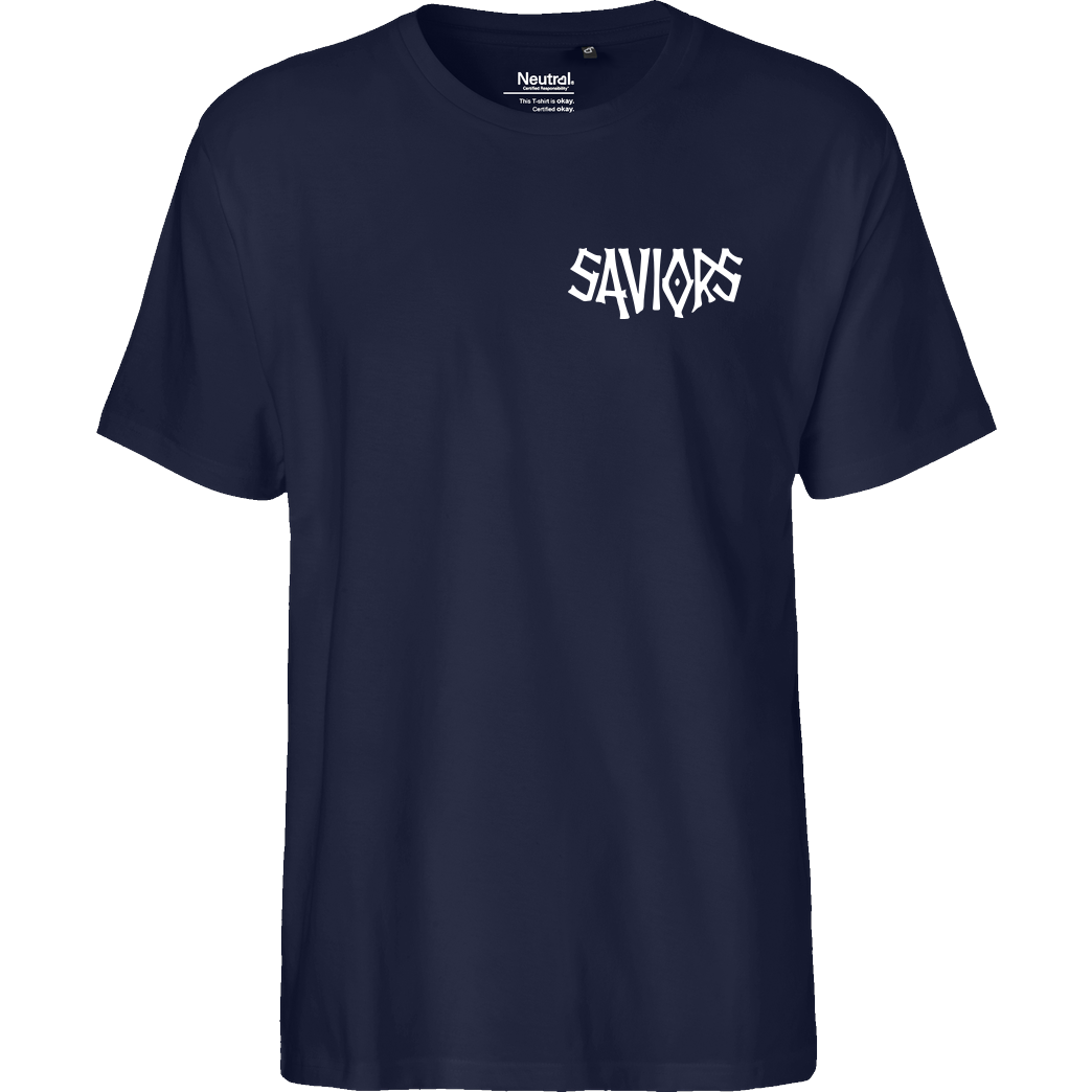 Geek Revolution Saviors T-Shirt Fairtrade T-Shirt - navy