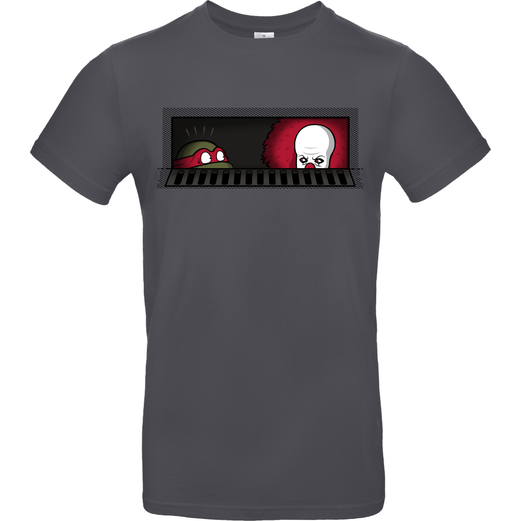Raffiti Design Sewermates! T-Shirt B&C EXACT 190 - Dark Grey