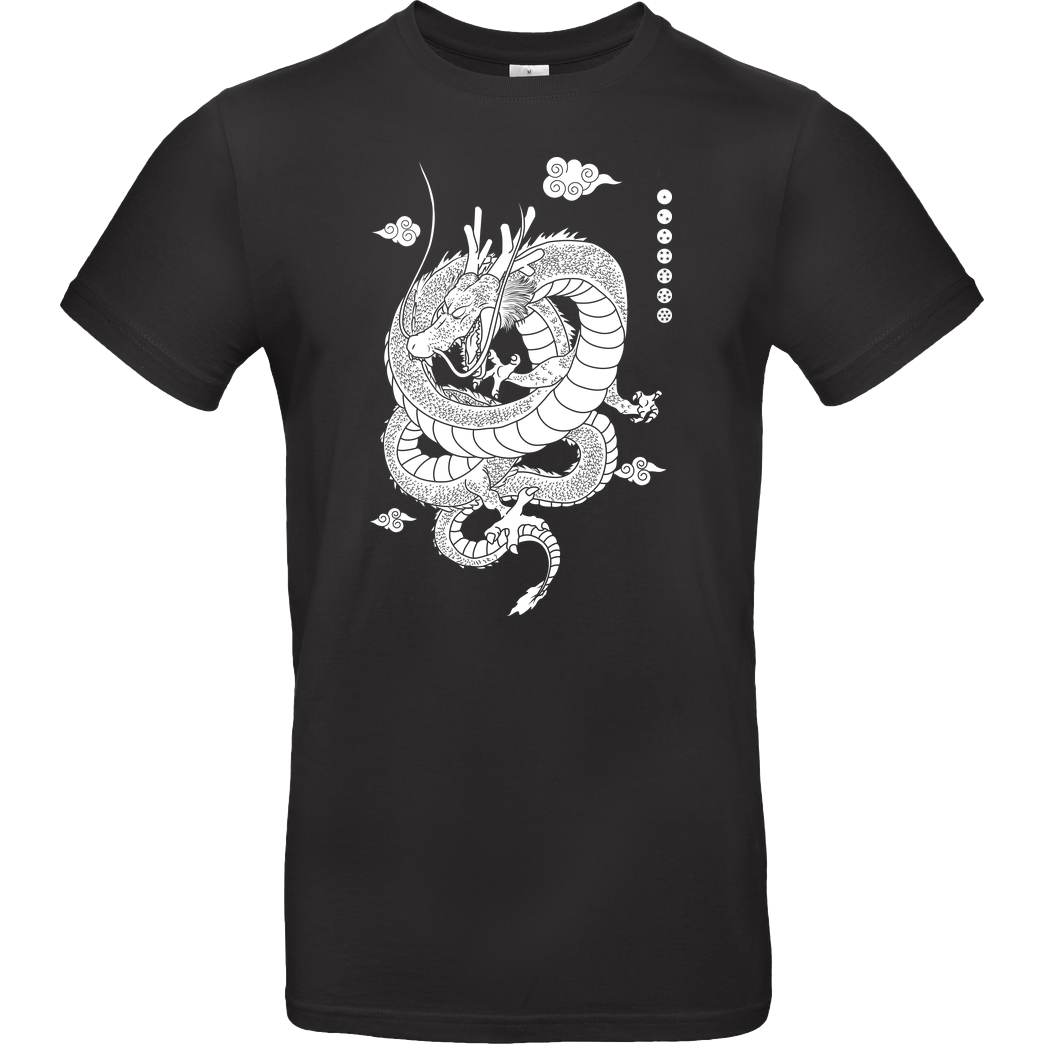 Jelly Pixels Shenlong T-Shirt B&C EXACT 190 - Black