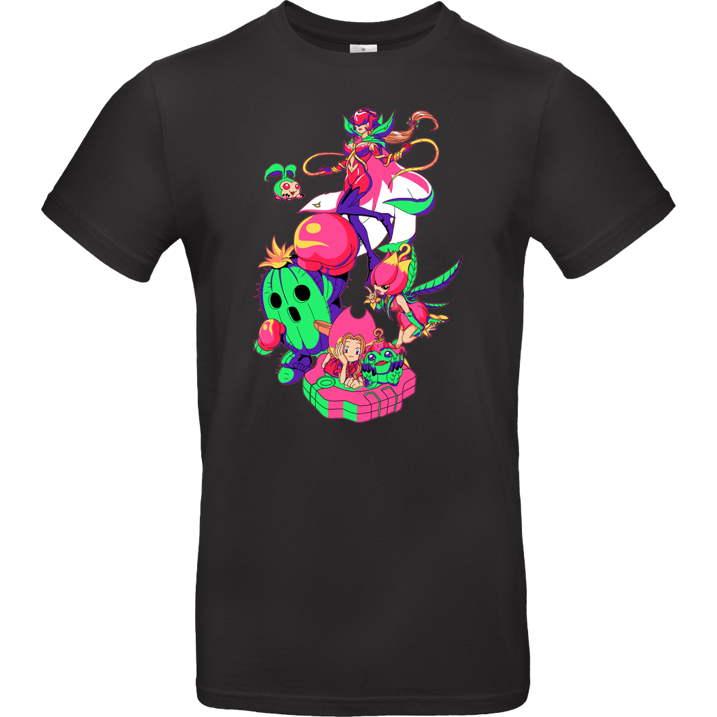 Jelly Pixels Sincerity T-Shirt B&C EXACT 190 - Black