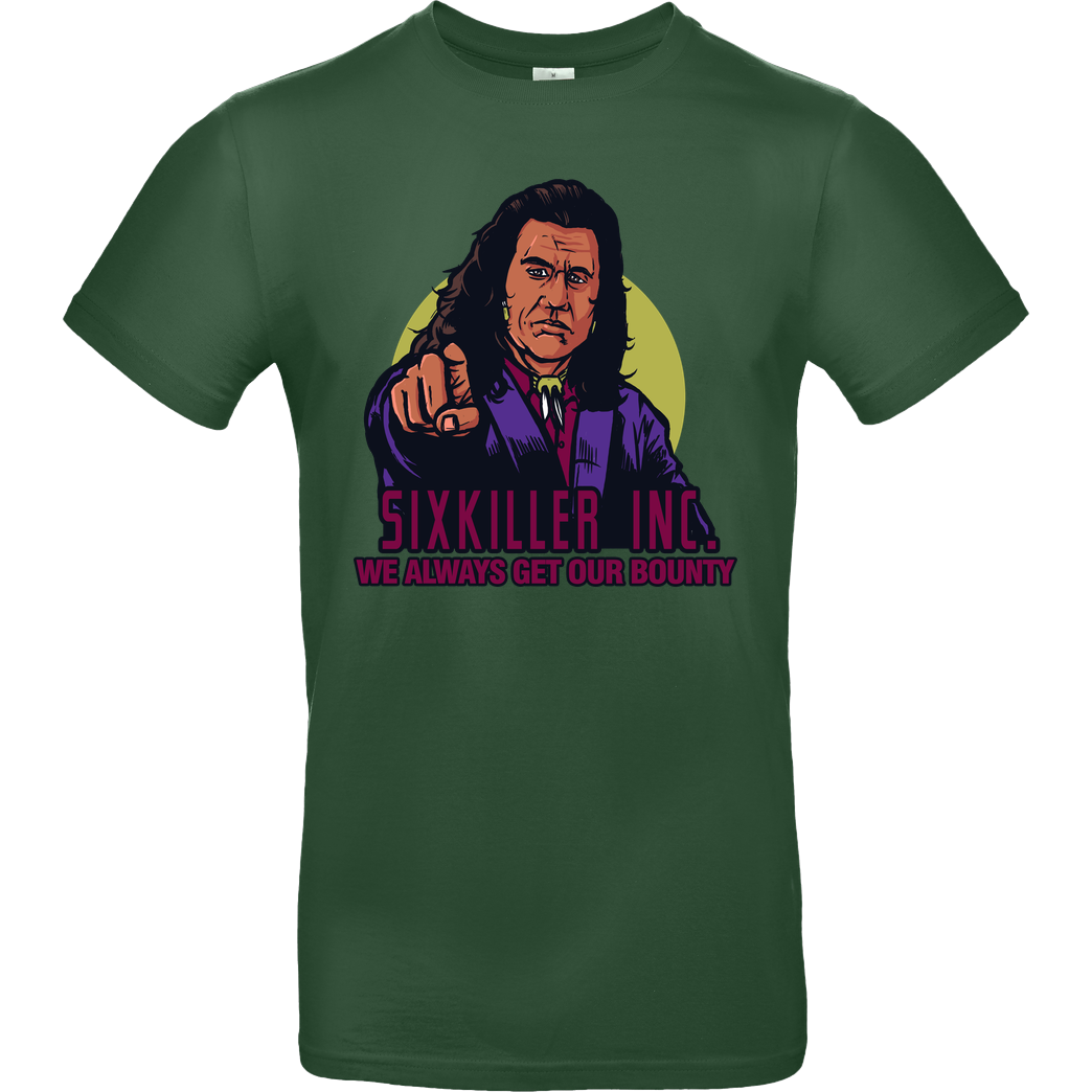 AndreusD Sixkiller Inc. T-Shirt B&C EXACT 190 -  Bottle Green