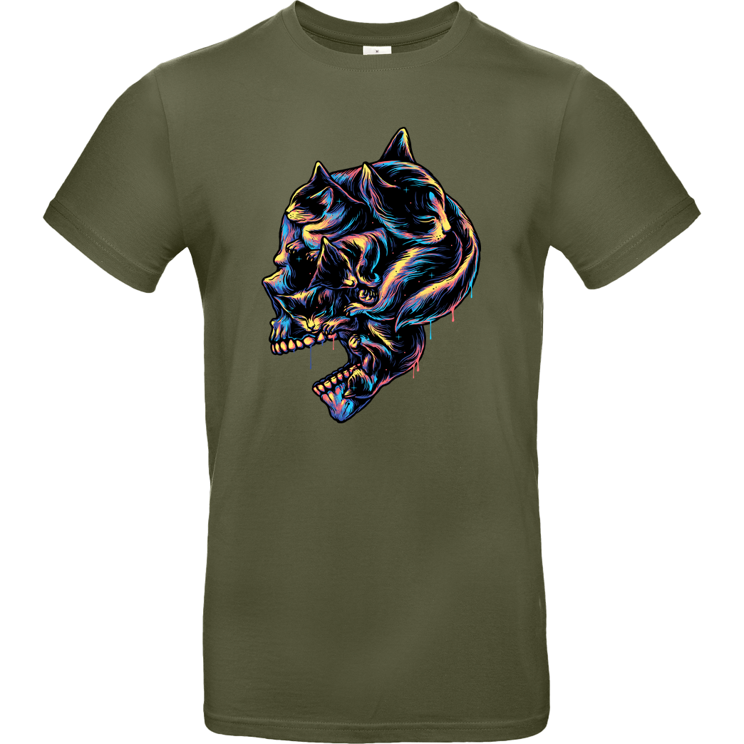 glitchygorilla Sleepyhead T-Shirt B&C EXACT 190 - Khaki