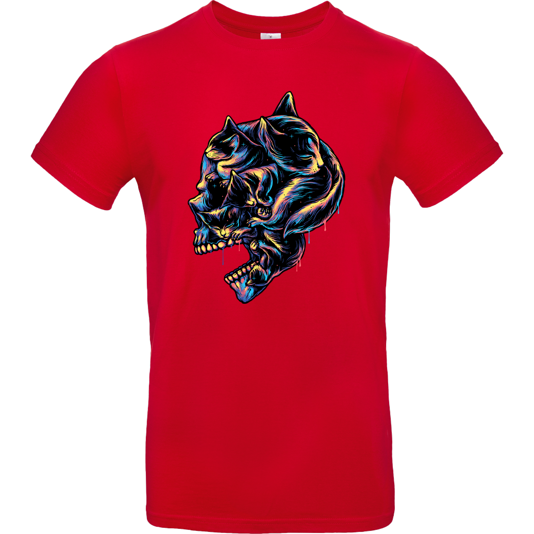 glitchygorilla Sleepyhead T-Shirt B&C EXACT 190 - Red