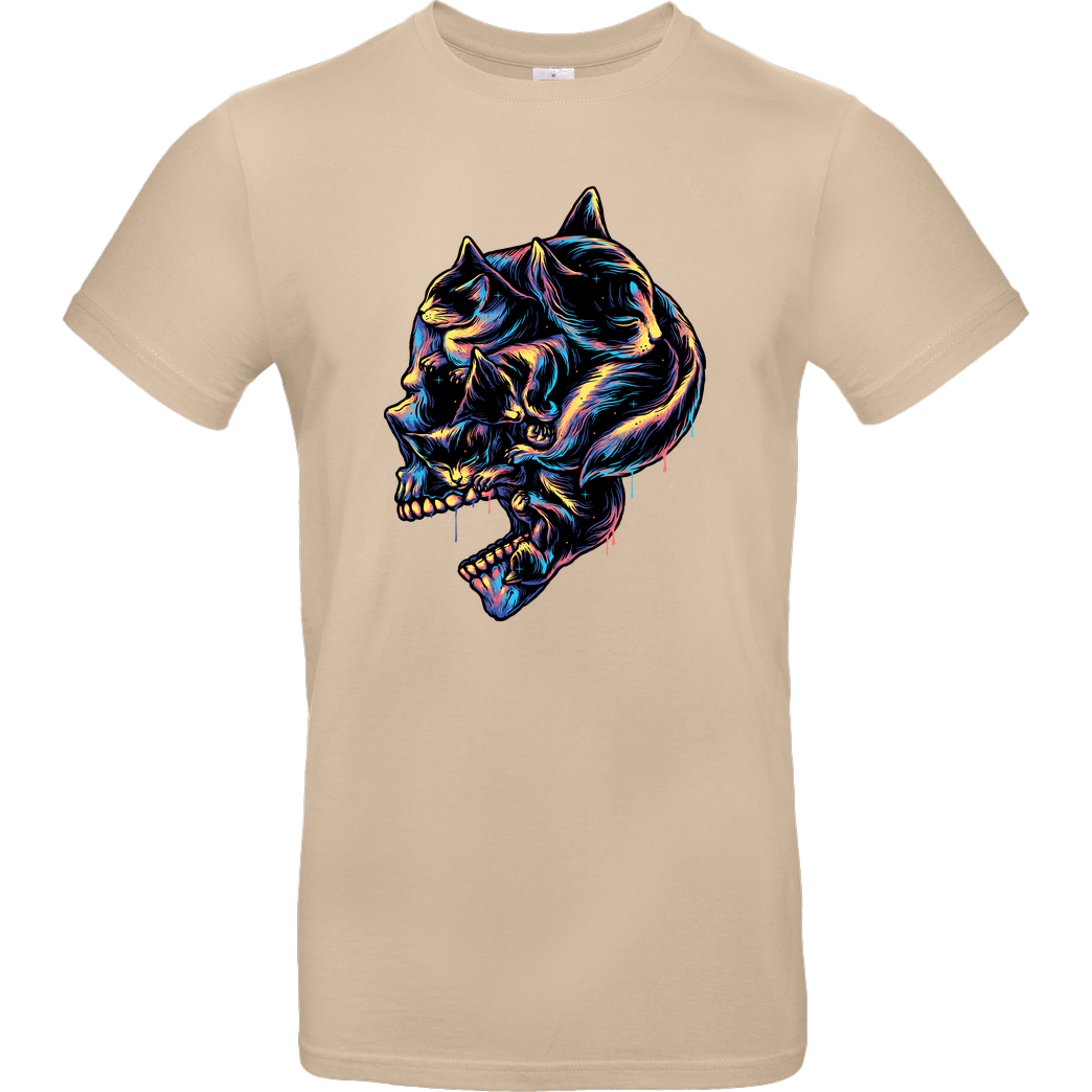 glitchygorilla Sleepyhead T-Shirt B&C EXACT 190 - Sand