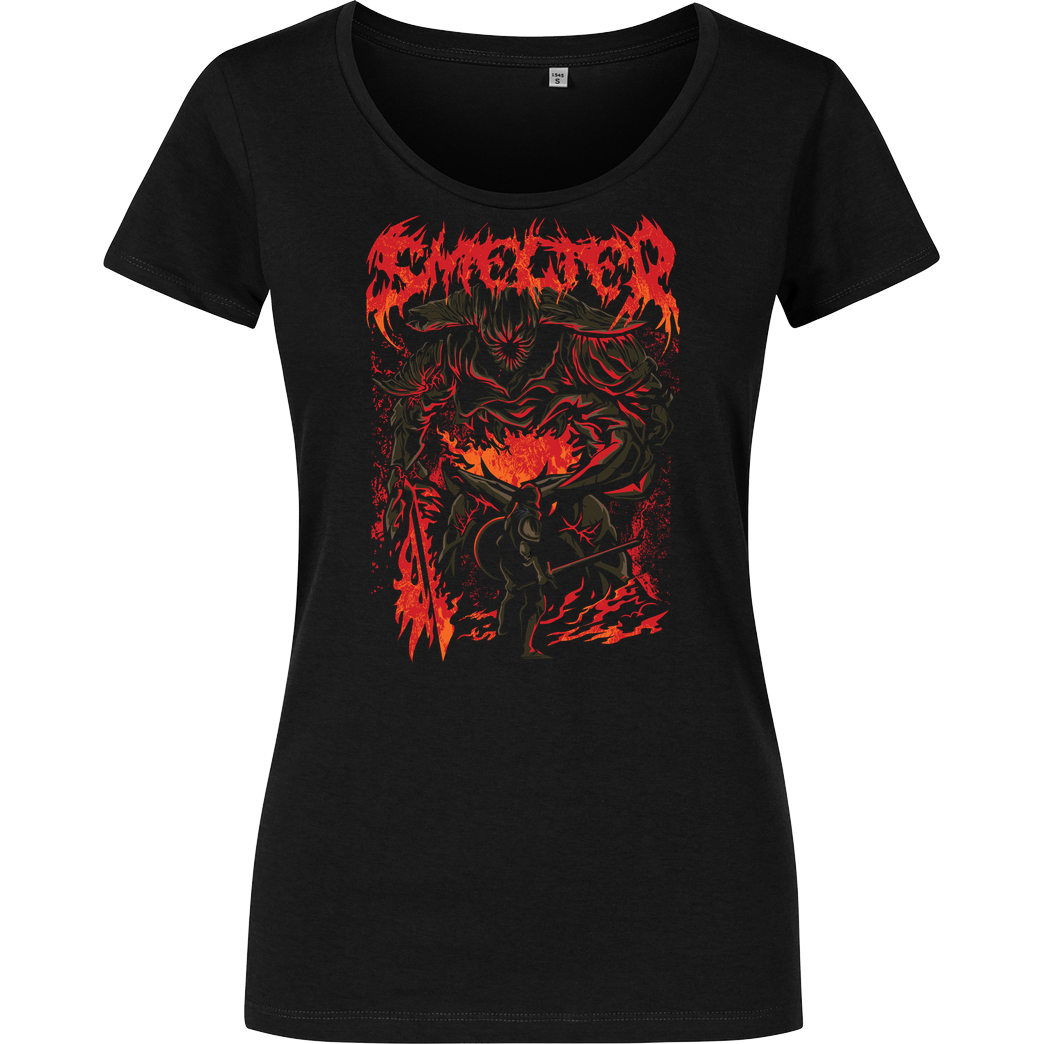 Draculabyte Smelter Demon T-Shirt Girlshirt schwarz