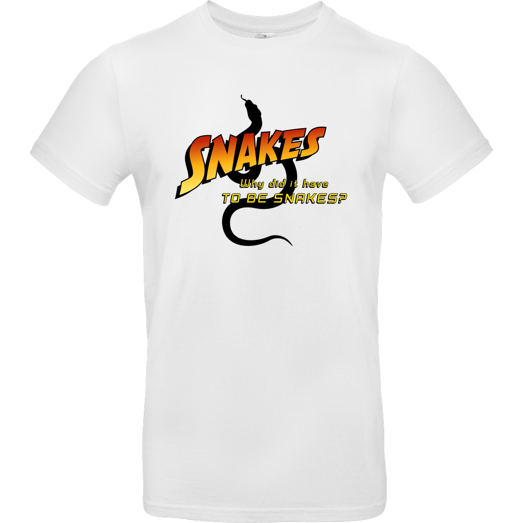 Demonigote Shirts Snakes T-Shirt B&C EXACT 190 -  White