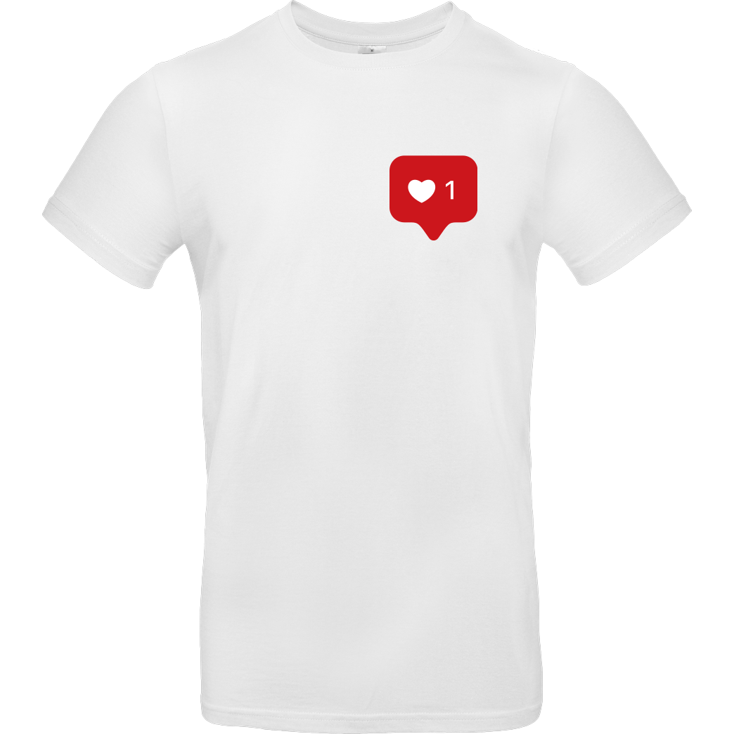 Geek Revolution Spread Love T-Shirt B&C EXACT 190 -  White