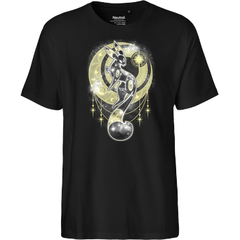 Starry Black Moon Fairtrade T-Shirt - black