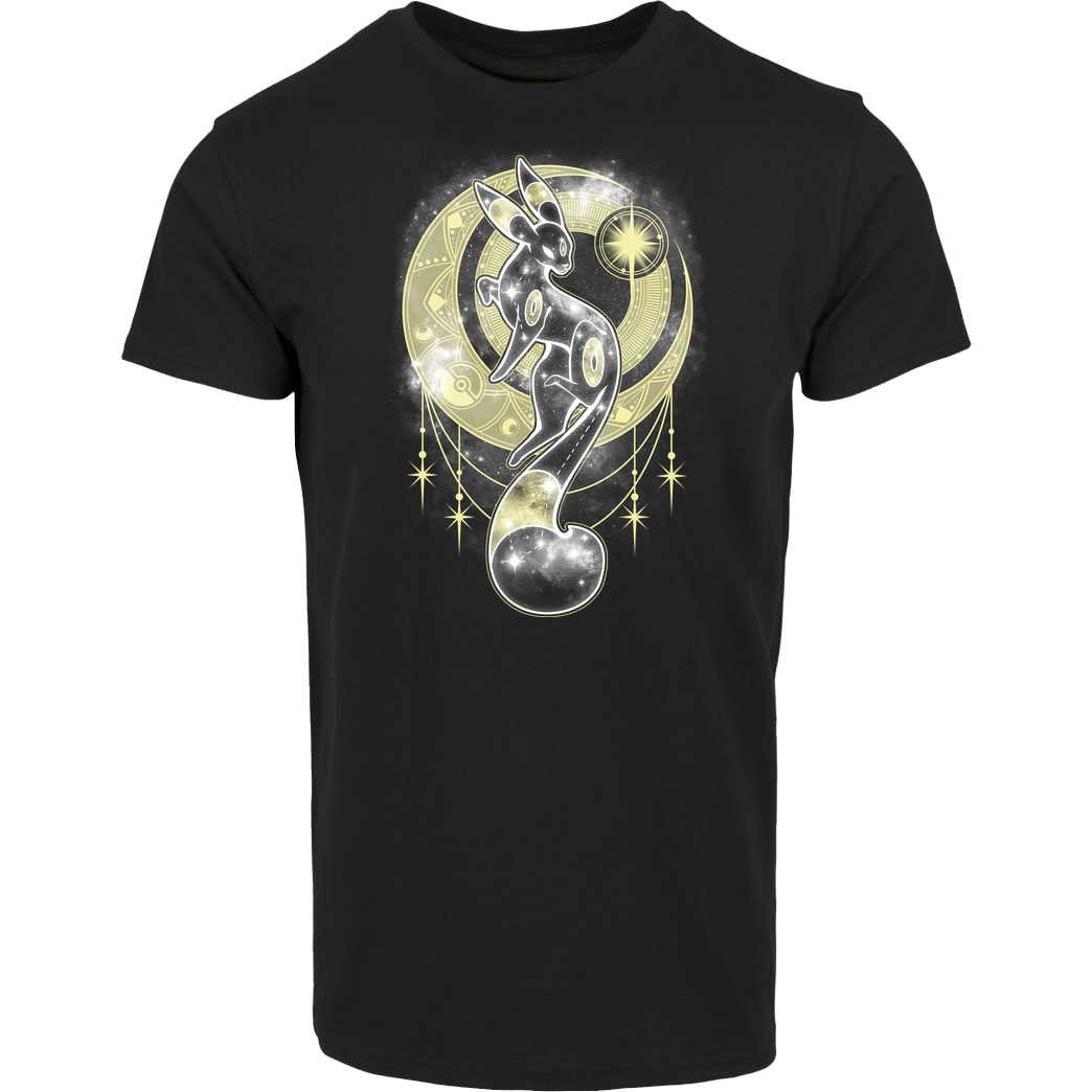 ChocolateRaisinFury Starry Black Moon T-Shirt House Brand T-Shirt - Black