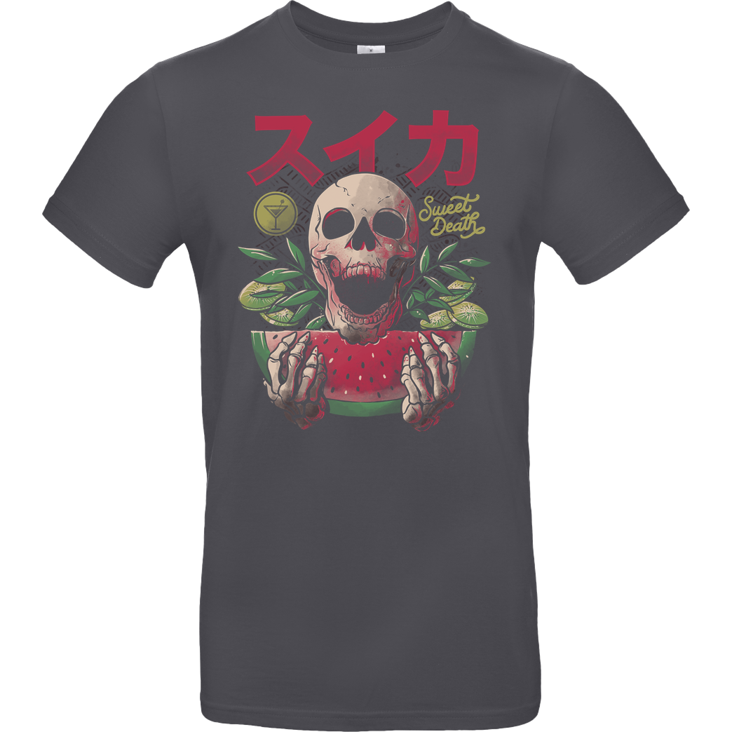 EduEly Sweet Death T-Shirt B&C EXACT 190 - Dark Grey