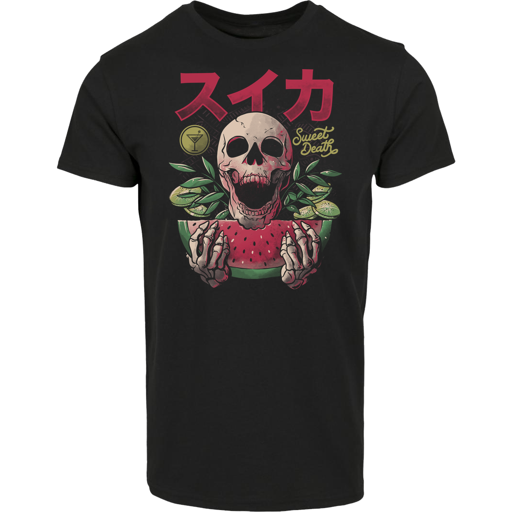 EduEly Sweet Death T-Shirt House Brand T-Shirt - Black