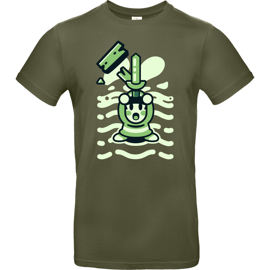 Demonigote Shirts The Hero awakens T-Shirt B&C EXACT 190 - Khaki