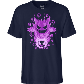 The Menacing Ghost Within Fairtrade T-Shirt - navy
