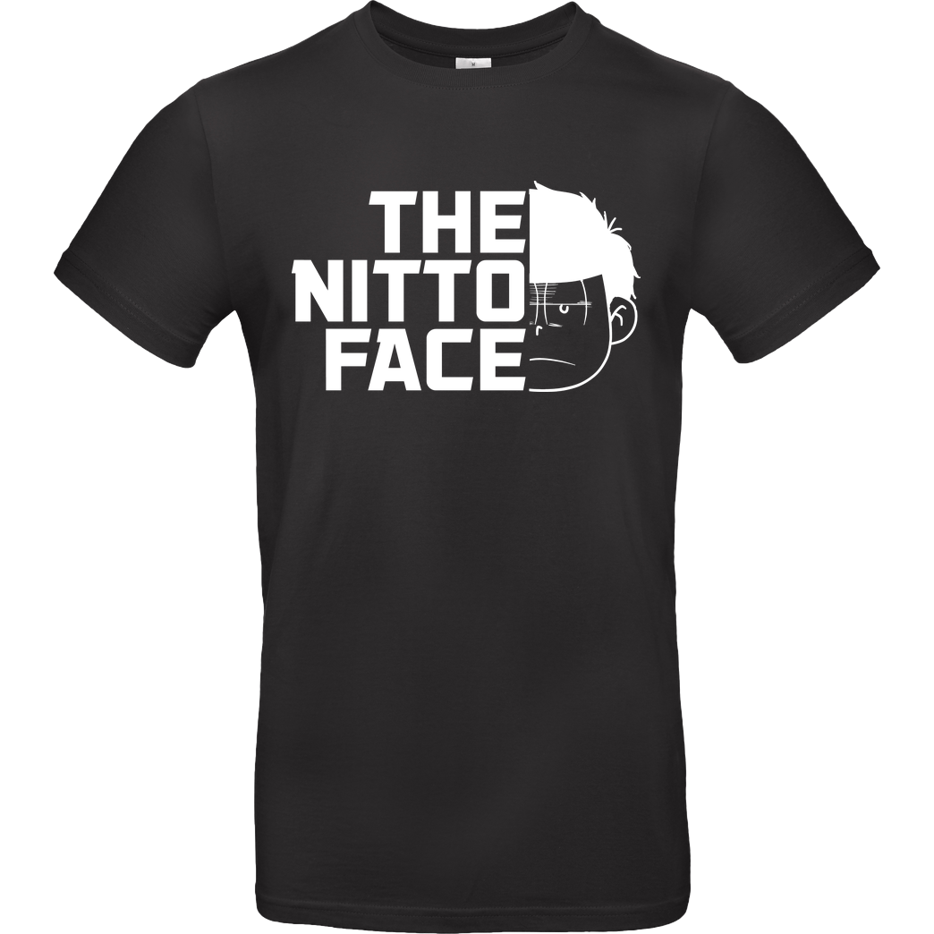 PsychoDelicia The Nitto Face T-Shirt B&C EXACT 190 - Black