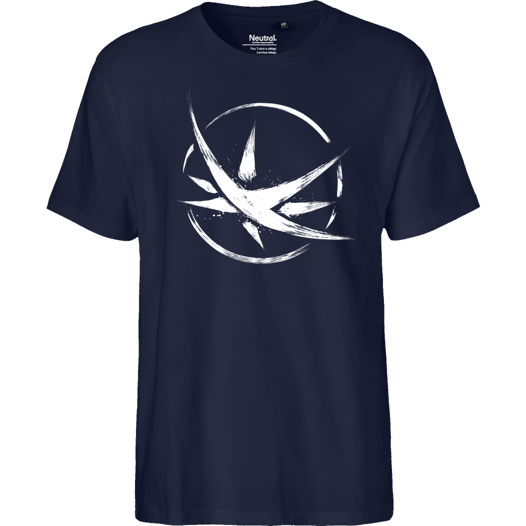Dr.Monekers The Obsidian Star Symbol T-Shirt Fairtrade T-Shirt - navy