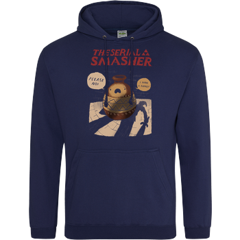 The Serial Smasher JH Hoodie - Navy
