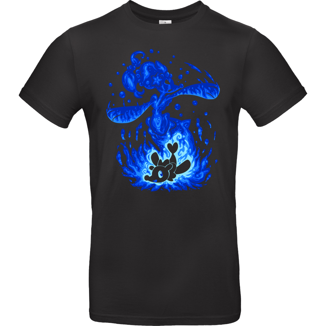 TechraNova The Water Mermaid Within T-Shirt B&C EXACT 190 - Black
