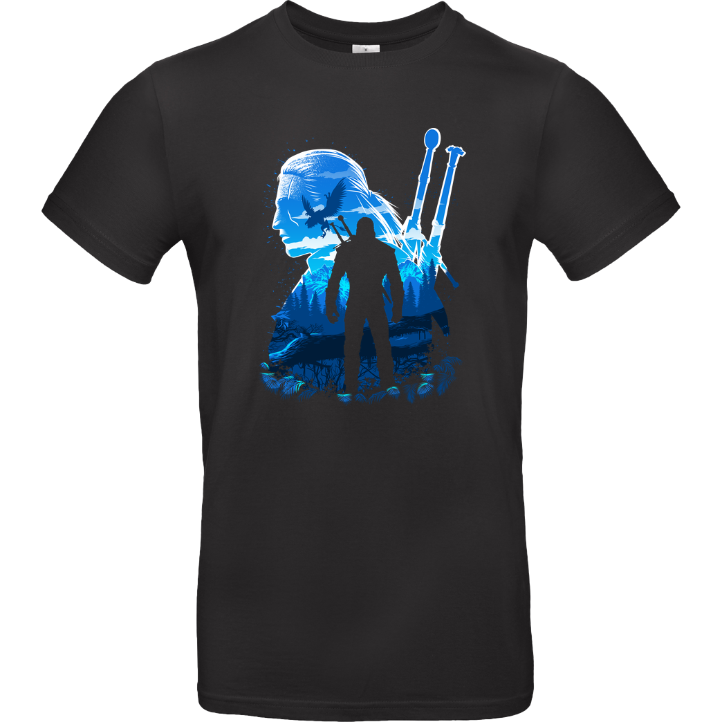 Albertocubatas The Wizard T-Shirt B&C EXACT 190 - Black