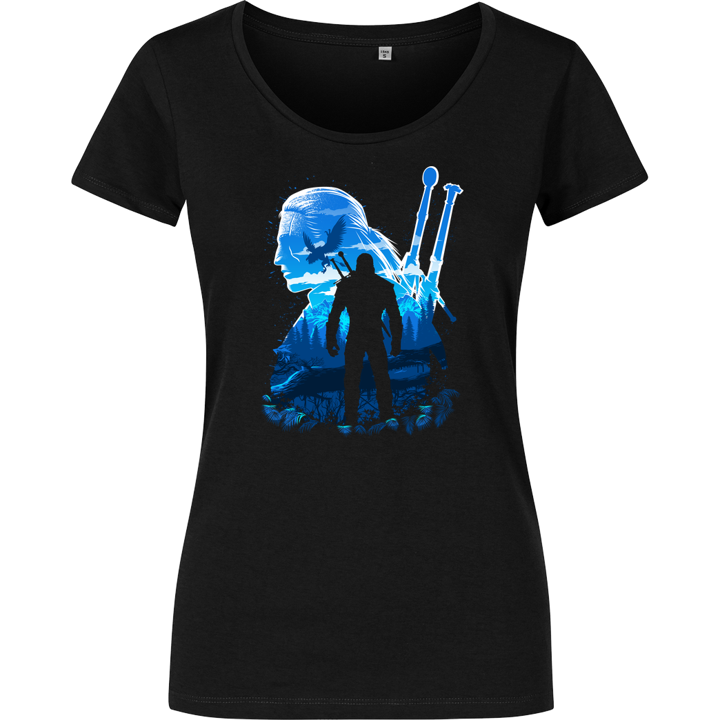 Albertocubatas The Wizard T-Shirt Girlshirt schwarz