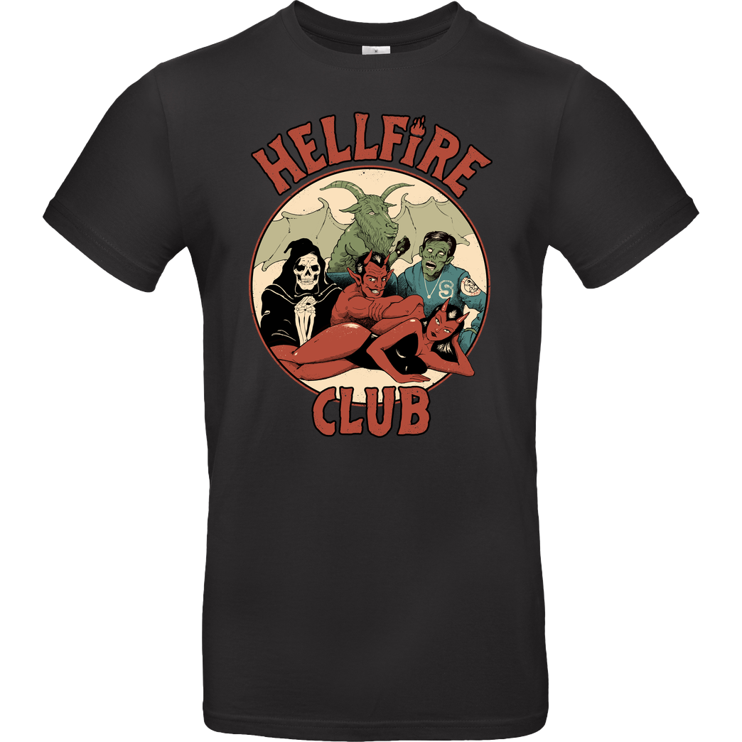 Vincent Trinidad True Hellfire Club T-Shirt B&C EXACT 190 - Black