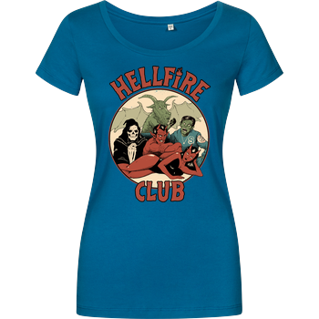 True Hellfire Club Girlshirt petrol