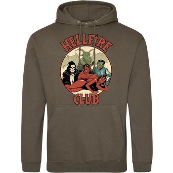 True Hellfire Club JH Hoodie - Khaki