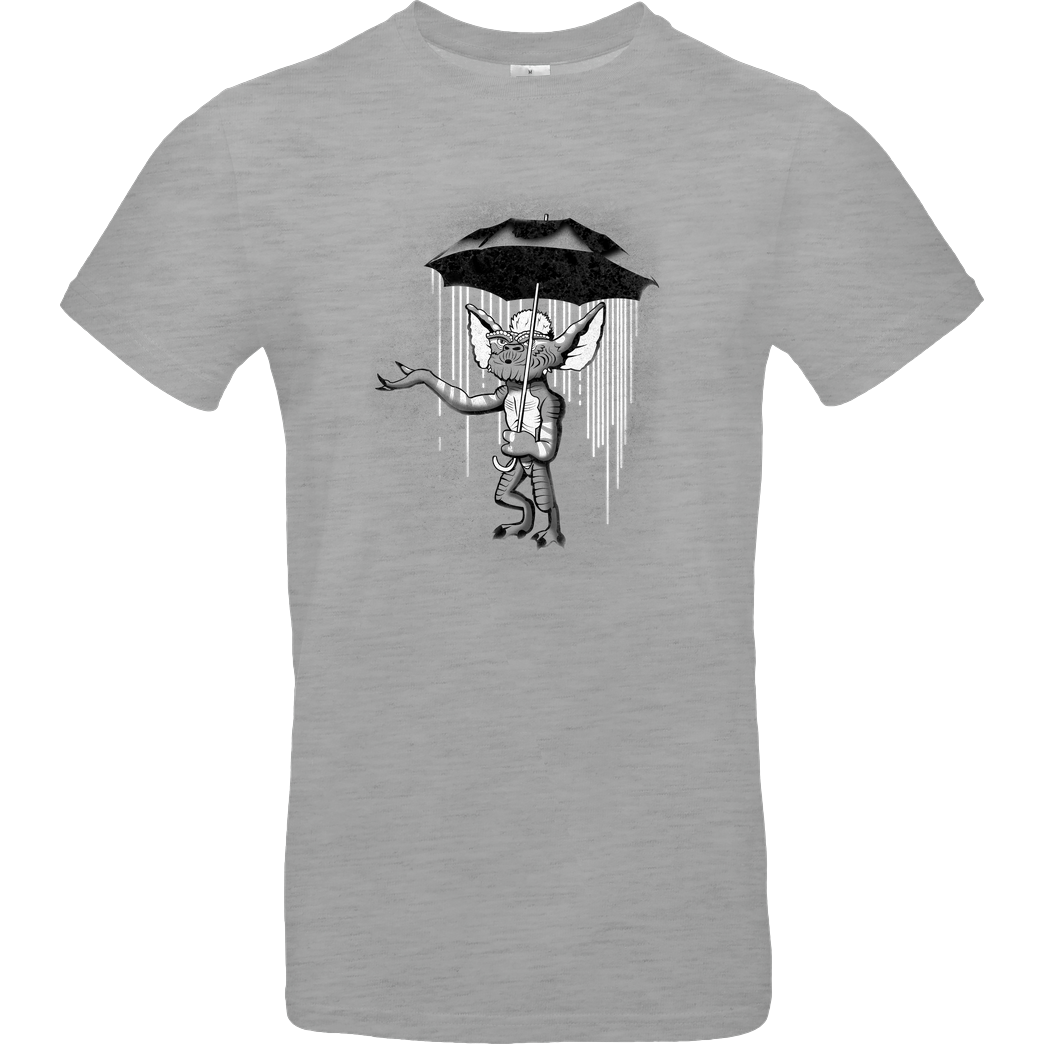 Raffiti Design Umbrella Monster! T-Shirt B&C EXACT 190 - heather grey