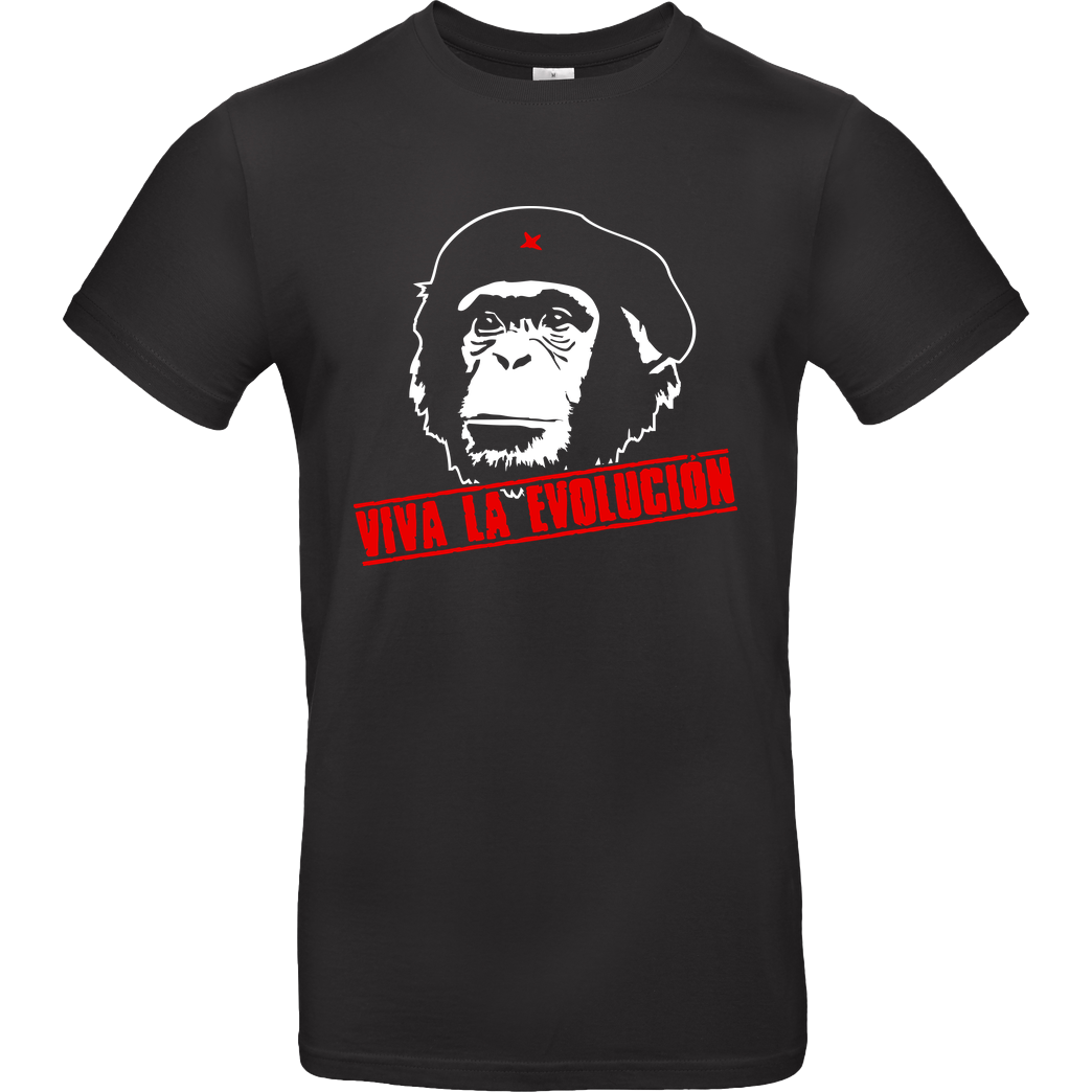 None Viva la Evolucion T-Shirt B&C EXACT 190 - Black