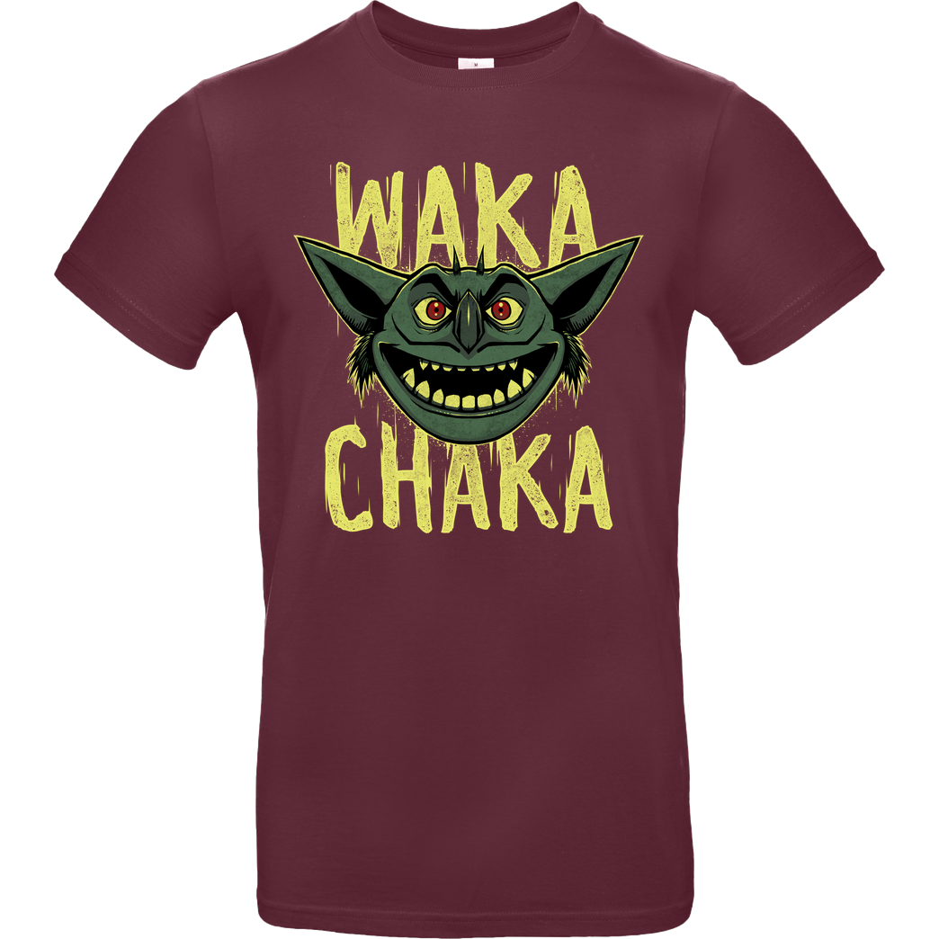 StudioM6 Waka Chaka T-Shirt B&C EXACT 190 - Burgundy