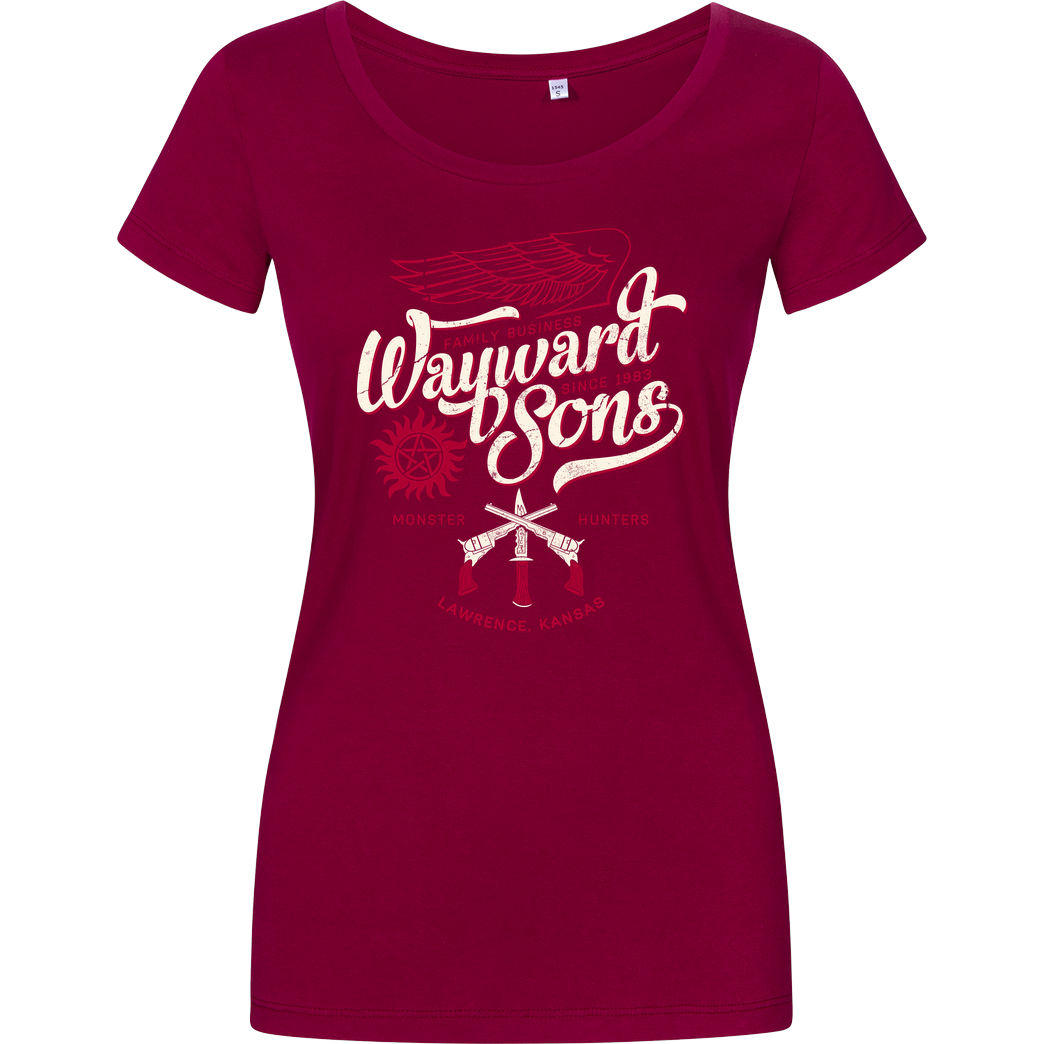 Nemons Wayward Sons T-Shirt Girlshirt berry