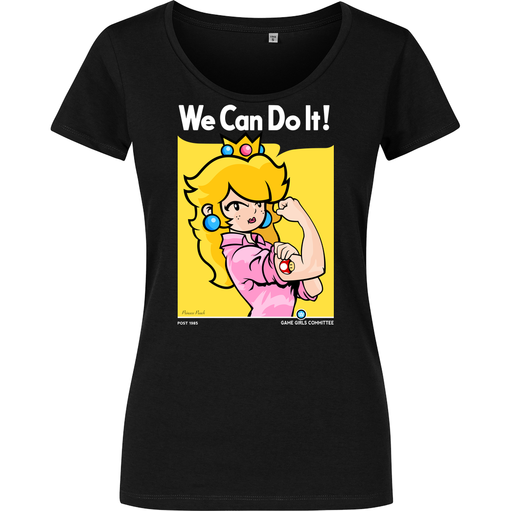 Demonigote Shirts We can Do It Gamer Girls T-Shirt Girlshirt schwarz
