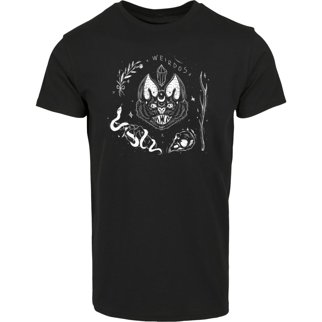 Rhuna Art Weirdos of the Night T-Shirt House Brand T-Shirt - Black