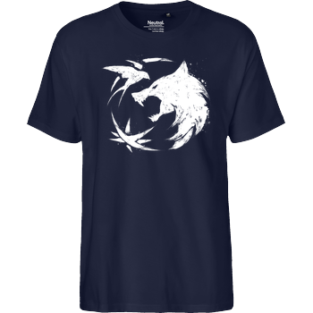 Witcher Symbol Fairtrade T-Shirt - navy