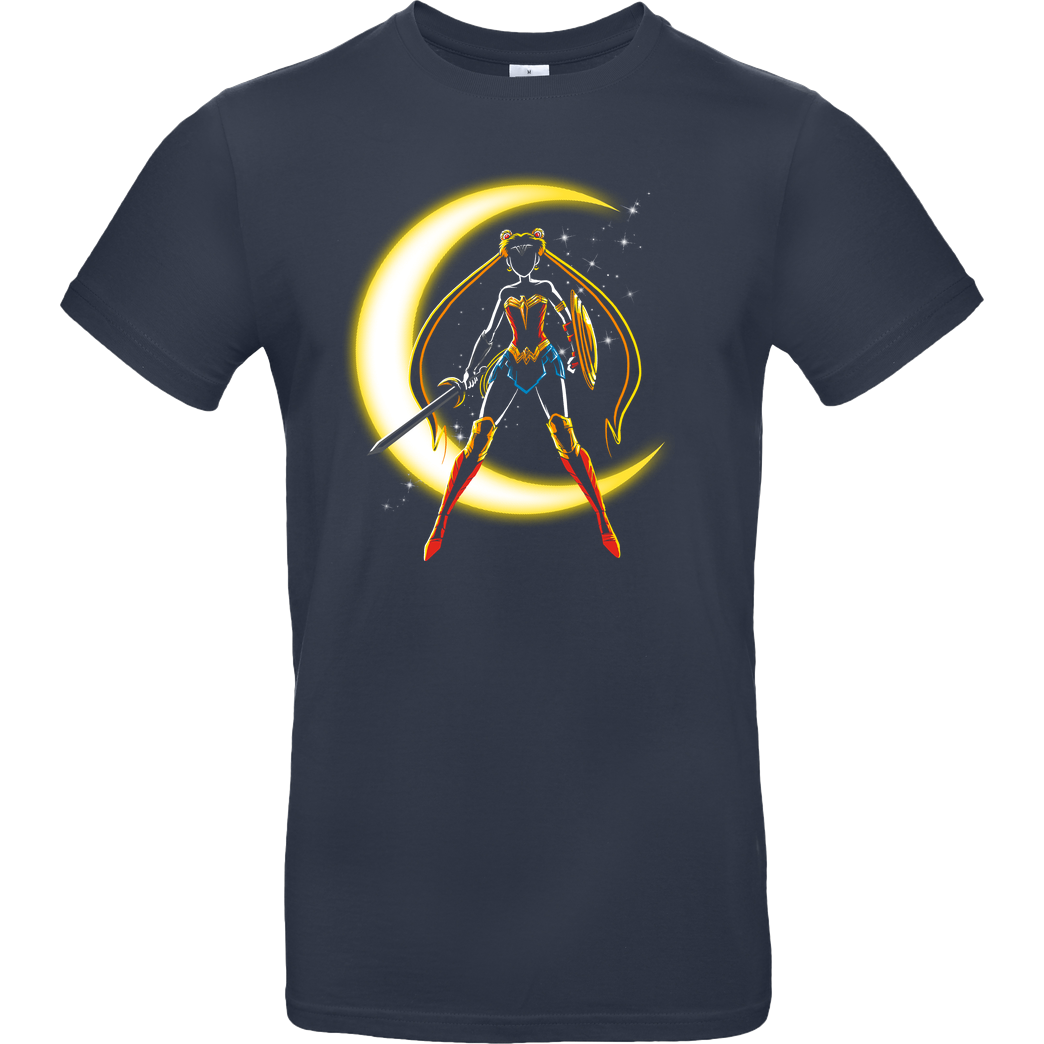 Andriu Ilustracion Wonder Moon T-Shirt B&C EXACT 190 - Navy